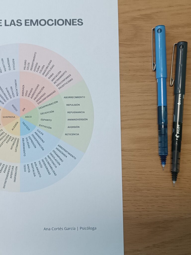 Rueda de las emociones Ana Cortés